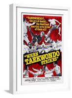 When Taekwondo Strikes-null-Framed Art Print