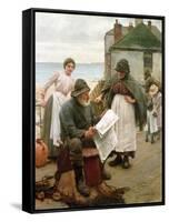 When the Boats are Away, 1903-Walter Langley-Framed Stretched Canvas