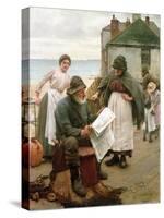When the Boats are Away, 1903-Walter Langley-Stretched Canvas