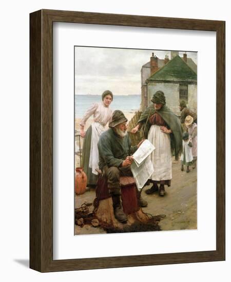 When the Boats are Away, 1903-Walter Langley-Framed Giclee Print