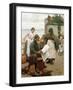 When the Boats are Away, 1903-Walter Langley-Framed Giclee Print