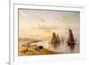 When the Boats Come Home, Skerries Beach, Evening, 1889-Alexander Williams-Framed Giclee Print