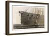 When the Cable Breaks in Mid- Ocean a Buoy is Launched from the "Great Eastern" to Mark the Spot-Robert Dudley-Framed Art Print