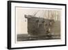 When the Cable Breaks in Mid- Ocean a Buoy is Launched from the "Great Eastern" to Mark the Spot-Robert Dudley-Framed Art Print