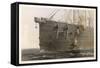 When the Cable Breaks in Mid- Ocean a Buoy is Launched from the "Great Eastern" to Mark the Spot-Robert Dudley-Framed Stretched Canvas