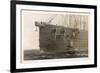 When the Cable Breaks in Mid- Ocean a Buoy is Launched from the "Great Eastern" to Mark the Spot-Robert Dudley-Framed Art Print