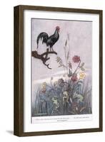 When the Cock Crowed for the Third Time-Warwick Goble-Framed Giclee Print
