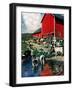 "When the Cows Come Home,"August 1, 1948-J. Julius Fanta-Framed Giclee Print