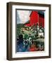 "When the Cows Come Home,"August 1, 1948-J. Julius Fanta-Framed Giclee Print