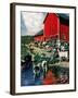 "When the Cows Come Home,"August 1, 1948-J. Julius Fanta-Framed Giclee Print