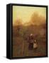 When the Evening Sun is Set-William Blandford Fletcher-Framed Stretched Canvas