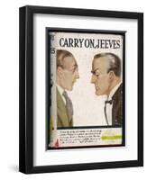 When the Jolly Old Storm Clouds Rolled up Bertie Wooster Turned Instinctively to His Man Jeeves-Author: Sir-Framed Art Print