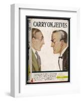 When the Jolly Old Storm Clouds Rolled up Bertie Wooster Turned Instinctively to His Man Jeeves-Author: Sir-Framed Art Print