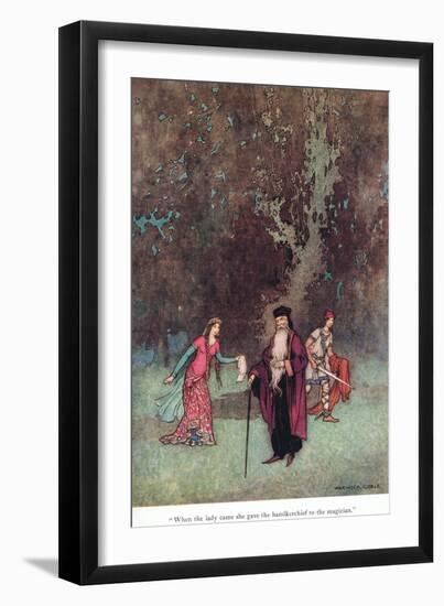 When the Lady Came-Warwick Goble-Framed Giclee Print