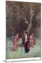 When the Lady Came-Warwick Goble-Mounted Giclee Print