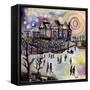 When the Lake Freezes-Josh Byer-Framed Stretched Canvas