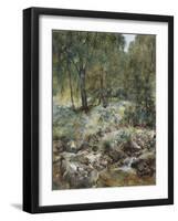 When the Leaves Begin to Turn, 1856-Alfred William Hunt-Framed Giclee Print