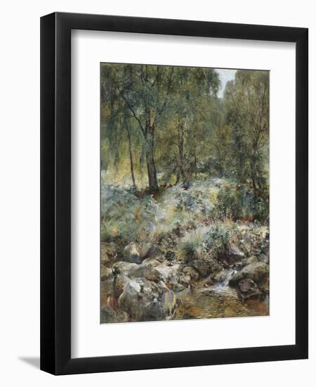 When the Leaves Begin to Turn, 1856-Alfred William Hunt-Framed Giclee Print