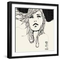 When The Sky-Manuel Rebollo-Framed Art Print