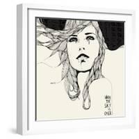 When The Sky-Manuel Rebollo-Framed Art Print