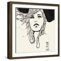 When The Sky-Manuel Rebollo-Framed Art Print