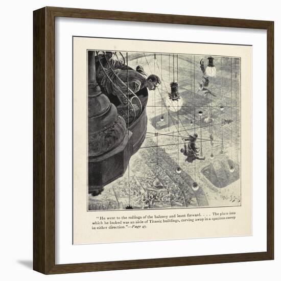 When the Sleeper Wakes-Herbert Wells-Framed Giclee Print