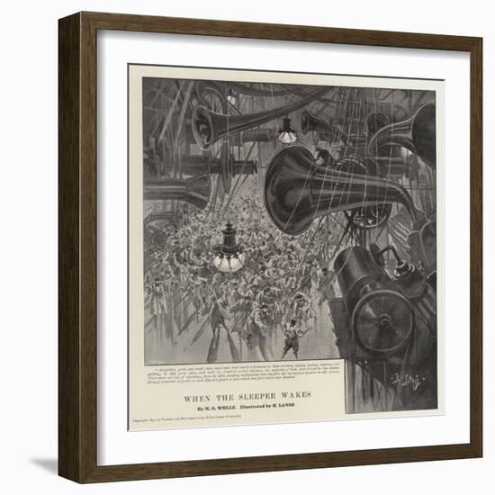 When the Sleeper Wakes-Henri Lanos-Framed Giclee Print