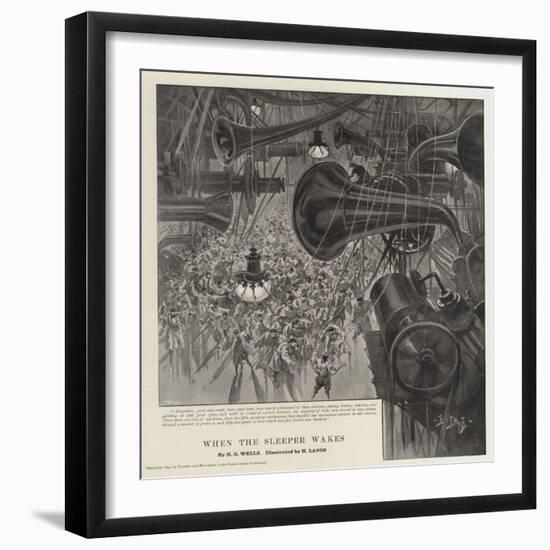 When the Sleeper Wakes-Henri Lanos-Framed Giclee Print