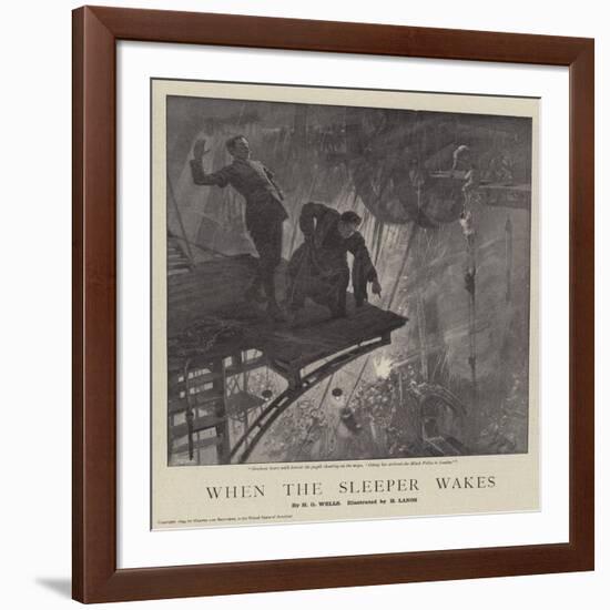 When the Sleeper Wakes-Henri Lanos-Framed Giclee Print