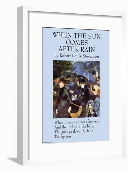 When the Sun Comes After the Rain-null-Framed Art Print