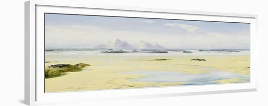 When the Tide is Out, Pimn Bay, Cornwall-David James-Framed Giclee Print