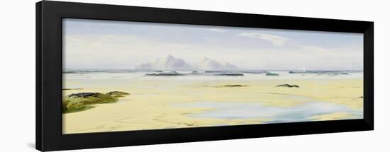 When the Tide is Out, Pimn Bay, Cornwall-David James-Framed Giclee Print