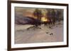 When the West with Evening Glows, 1901-Joseph Farquharson-Framed Giclee Print