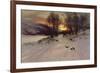 When the West with Evening Glows, 1901-Joseph Farquharson-Framed Giclee Print