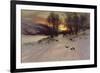 When the West with Evening Glows, 1901-Joseph Farquharson-Framed Giclee Print