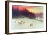 When the West with Evening Glows, Exh.1910-Joseph Farquharson-Framed Giclee Print