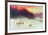 When the West with Evening Glows, Exh.1910-Joseph Farquharson-Framed Giclee Print