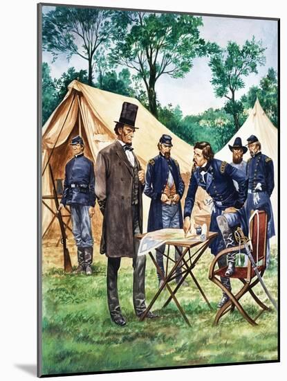 When They Were Young: Abraham Lincoln-Peter Jackson-Mounted Giclee Print