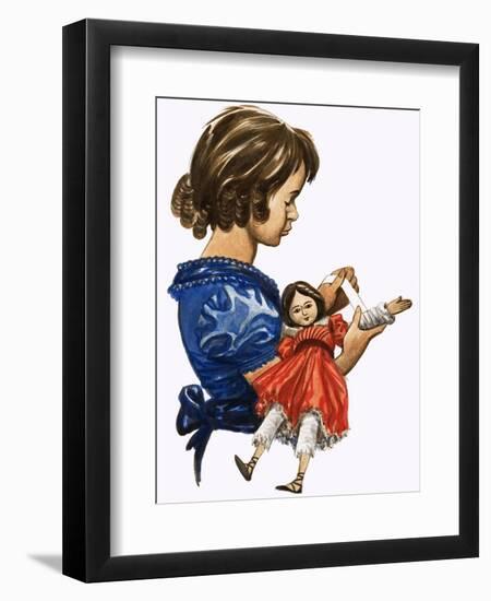 When They Were Young: Florence Nightingale-Peter Jackson-Framed Giclee Print