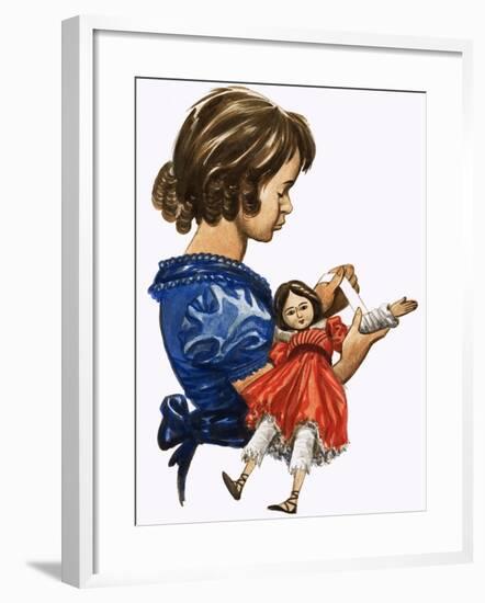 When They Were Young: Florence Nightingale-Peter Jackson-Framed Giclee Print