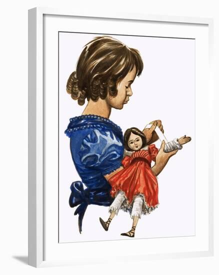 When They Were Young: Florence Nightingale-Peter Jackson-Framed Giclee Print