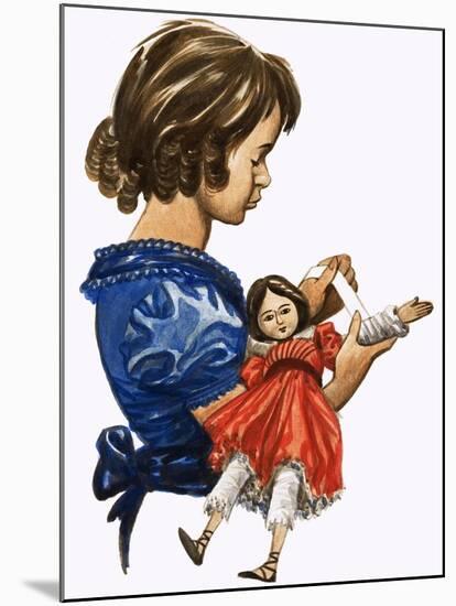 When They Were Young: Florence Nightingale-Peter Jackson-Mounted Giclee Print