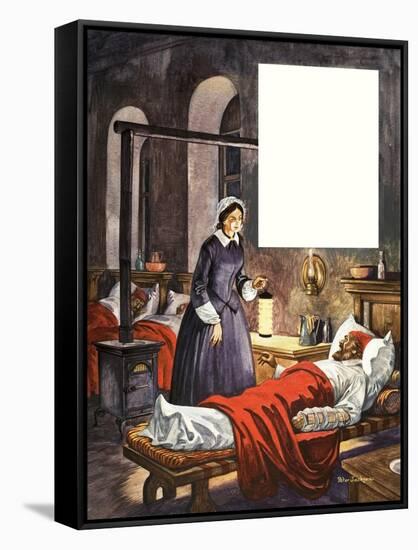 When They Were Young: Florence Nightingale-Peter Jackson-Framed Stretched Canvas