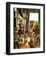 When They Were Young: Leonardo Da Vinci-Peter Jackson-Framed Giclee Print