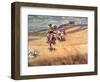 When Wagon Trails Were Dim-Charles Marion Russell-Framed Giclee Print