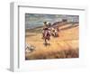 When Wagon Trails Were Dim-Charles Marion Russell-Framed Giclee Print