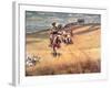 When Wagon Trails Were Dim-Charles Marion Russell-Framed Giclee Print