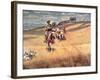 When Wagon Trails Were Dim-Charles Marion Russell-Framed Giclee Print