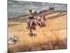 When Wagon Trails Were Dim-Charles Marion Russell-Mounted Giclee Print