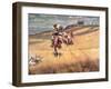 When Wagon Trails Were Dim-Charles Marion Russell-Framed Giclee Print